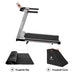 DeerRun A1 Pro Move+  6% Incline Foldable Treadmill——2025 Upgraded Chip & NFC Support | 350Lbs, 10mph Silver - Sweatfully