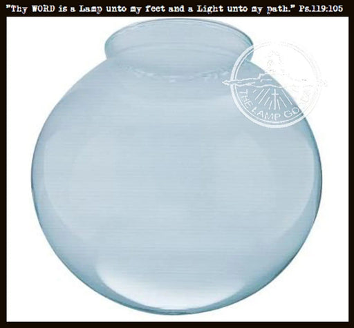 6" Clear Glass Globe Replacement - Sweatfully