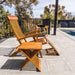 Winchester Teak Shower and Bath Folding Stool with Horizontal Slats - Sweatfully