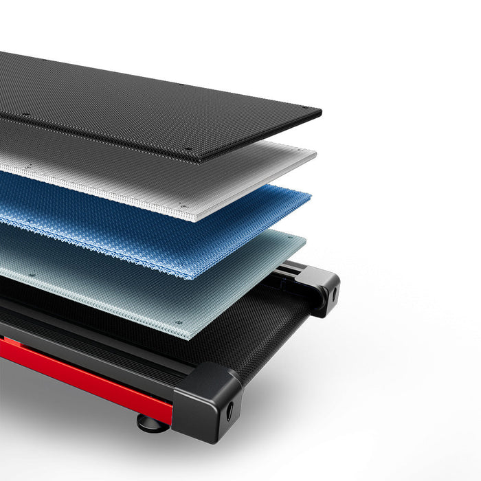 DeerRun A1 Pro Move+  6% Incline Foldable Treadmill——2025 Upgraded Chip & NFC Support | 350Lbs, 10mph Black - Sweatfully