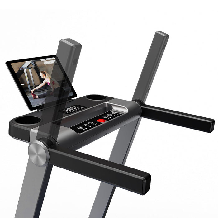DeerRun A1 Pro Move+  6% Incline Foldable Treadmill——2025 Upgraded Chip & NFC Support | 350Lbs, 10mph Silver - Sweatfully