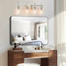 Jasper Modern 4-Light Clear Glass Bathroom Lights Linear Vanity Light - Sweatfully