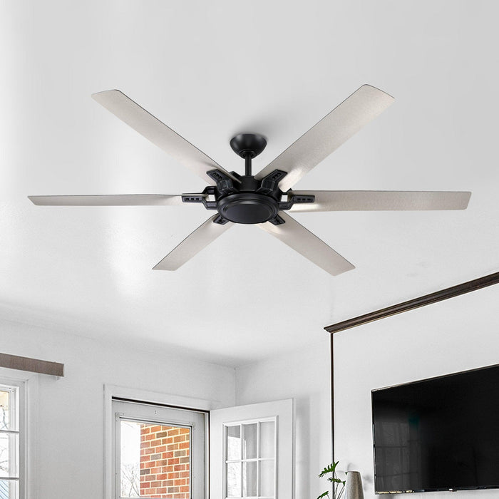 70" Madhya Industrial Ceiling Fan with Remote Control - Sweatfully