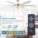 70" Modern Brushed Nickel DC Motor Downrod Mount Ceiling Fan with Lighting and Remote Control - Sweatfully