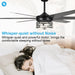 70" Modern DC Motor Downrod Mount Reversible Ceiling Fan with Lighting and Remote Control - Sweatfully