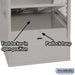 Salsbury 24" Wide Open Access Metal Locker - 6 Feet High - 18 Inches Deep - Gray - Unassembled - Sweatfully
