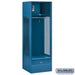 Salsbury 24" Wide Open Access Metal Locker - 6 Feet High - 24 Inches Deep - Blue - Unassembled - Sweatfully