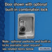 Salsbury 24" Wide Standard Gear Metal Locker - 6 Feet High - 24 Inches Deep - Blue - Unassembled - Sweatfully