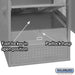 Salsbury 24" Wide Standard Gear Metal Locker - 6 Feet High - 24 Inches Deep - Gray - Unassembled - Sweatfully