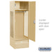 Salsbury 24" Wide Standard Gear Metal Locker - 6 Feet High - 24 Inches Deep - Tan - Unassembled - Sweatfully