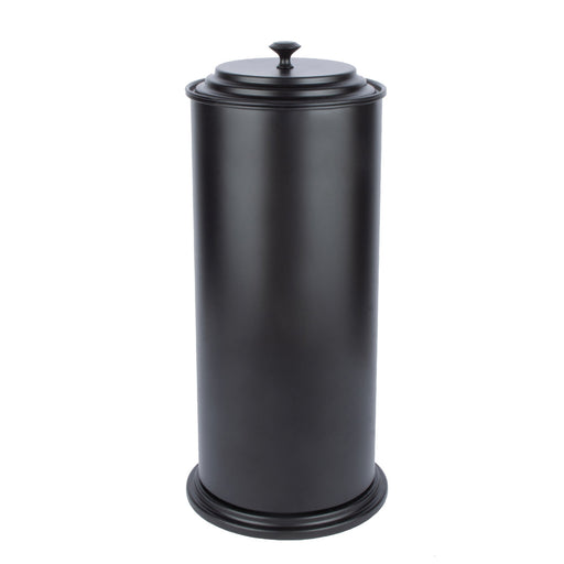 Freestanding Extra Large Toilet Paper Holder (Matte Black Finish) - Sweatfully