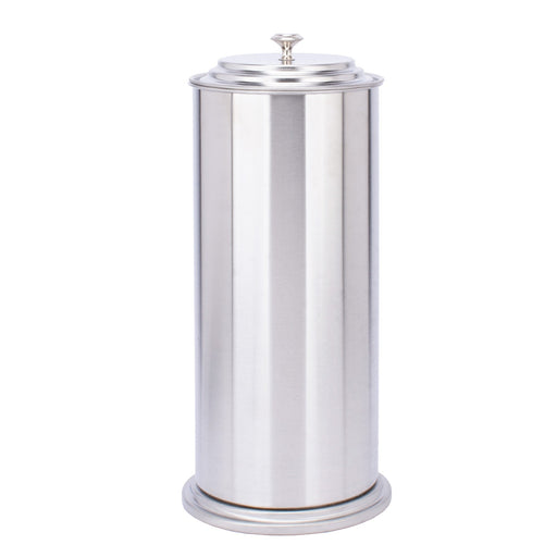 Freestanding Extra Large Toilet Paper Holder  (Stainless Steel Finish) - Sweatfully
