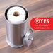 Freestanding Extra Large Toilet Paper Holder  (Stainless Steel Finish) - Sweatfully