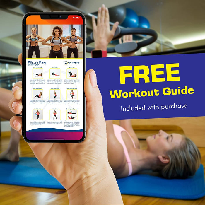 Pilates Ring for Toning Thighs, Abs and Legs - Sweatfully