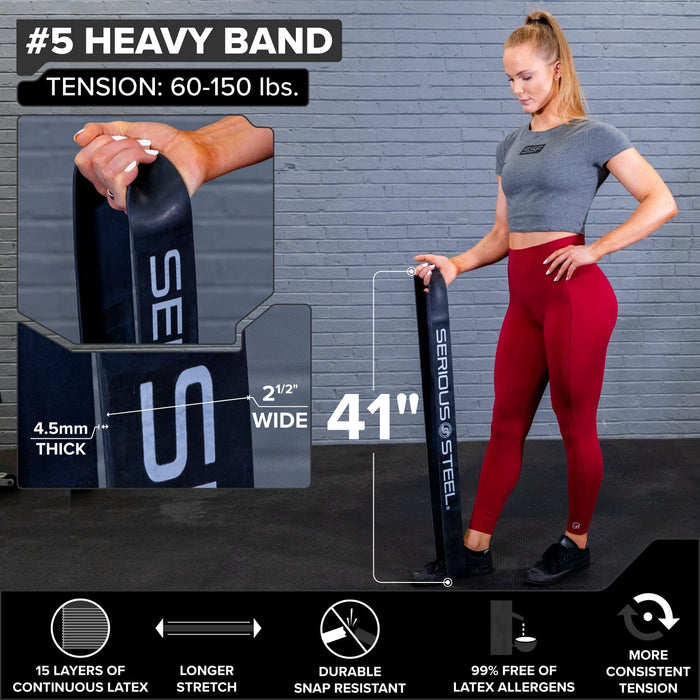 41" Monster Mini Resistance Band (10-50 lbs) - Sweatfully