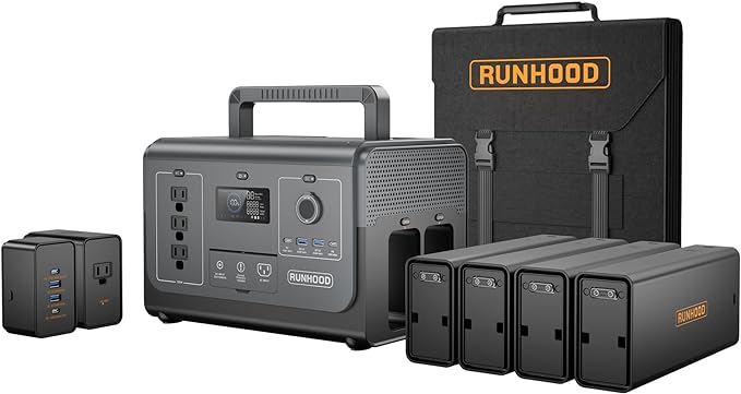 Runhood RALLYE 1200 PRO Power Station + 100W solar panel - Sweatfully