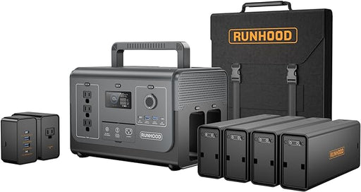 Runhood RALLYE 1200 PRO Power Station + 200W solar panel - Sweatfully