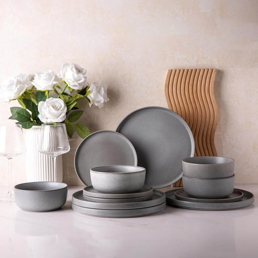 Graphite Dinner Plate set of 4 - Sweatfully