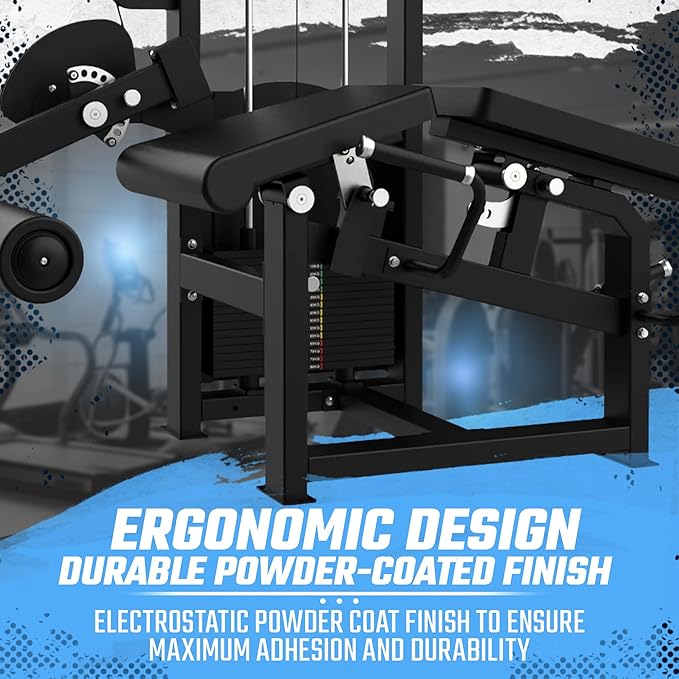 SFE Commercial Leg Extension Prone Leg Curl Combo w/250lb weight stack (New) - Sweatfully