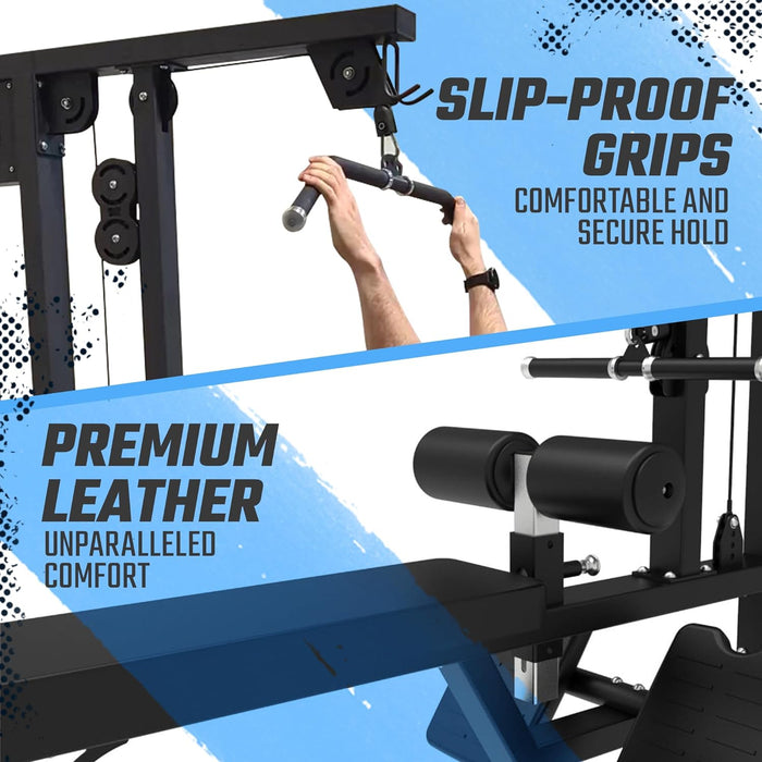 SFE Lat Pulldown & Low Row Combo w/ 250lb weight stack (New) - Sweatfully