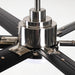 72" Bankston Modern DC Motor Downrod Mount Reversible Ceiling Fan with Lighting and Remote Control - Sweatfully