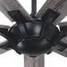 72" Farmhouse DC Motor Brushed Nickel Downrod Mount Reversible Ceiling Fan with Remote Control - Sweatfully