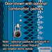 Salsbury 12" Wide Four Tier Vented Metal Locker - 1 Wide - 6 Feet High - 15 Inches Deep - Blue - Unassembled - Sweatfully