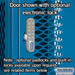 Salsbury 12" Wide Four Tier Vented Metal Locker - 3 Wide - 6 Feet High - 15 Inches Deep - Blue - Unassembled - Sweatfully