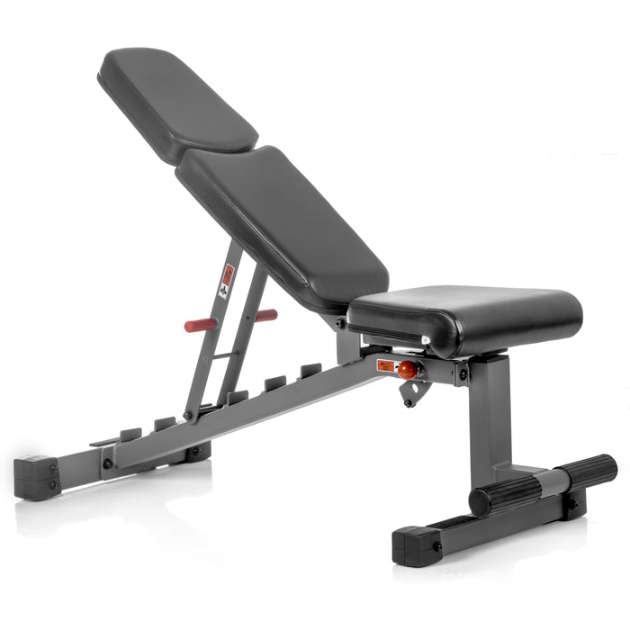 XMARK 5-50 lb Hex Dumbbell Set with Rack and Weight Bench XM-4439-550S-7630 - Sweatfully