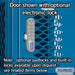 Salsbury 12" Wide Six Tier Box Style Vented Metal Locker - 3 Wide - 6 Feet High - 15 Inches Deep - Blue - Unassembled - Sweatfully
