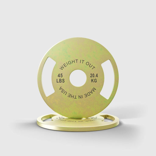 Solid Steel Calibrated Weight Plate Pairs - Sweatfully