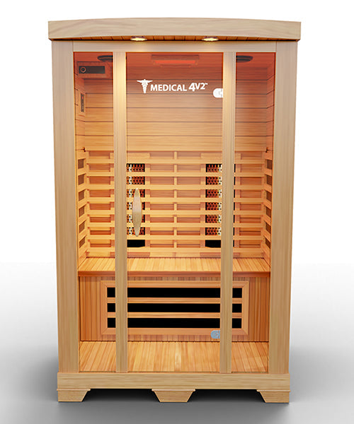 2 Person Home Full Spectrum Infrared Sauna | Medical 4™ - Sweatfully