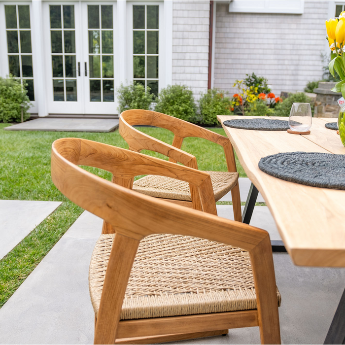 Ubud Natural Teak Dining Chair - Sweatfully