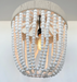Very Large Farmhouse Beaded Chandelier Pendant Light - Sweatfully