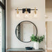 Jasper Modern Clear Glass 3-Light Bathroom Vanity Light - Sweatfully