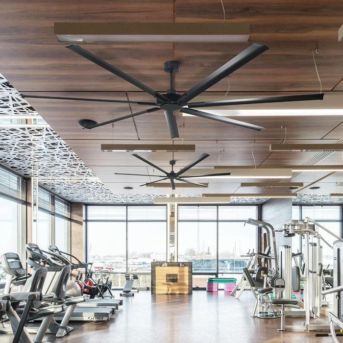 84 Inch 100 Inch Silent Storm Extra Large Ceiling Fan with Remote Control - Sweatfully