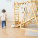 Chestnut 8-in-1 Jungle Gym for Toddlers | Indoor & Outdoor Wooden Playset - Sweatfully