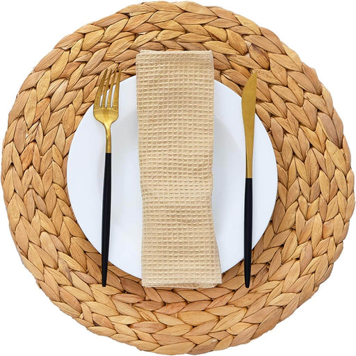 Boho Woven Placemats set of 4 - Sweatfully