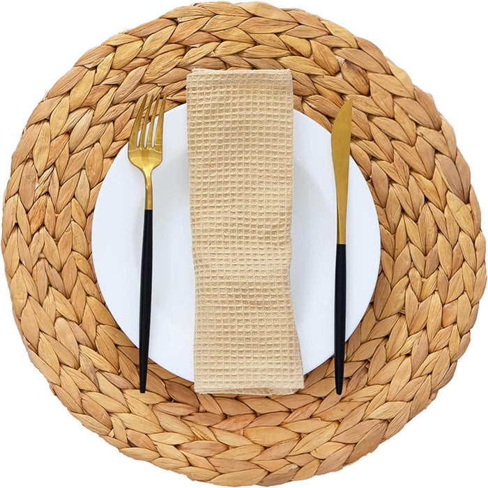 Boho Woven Placemats set of 4 - Sweatfully