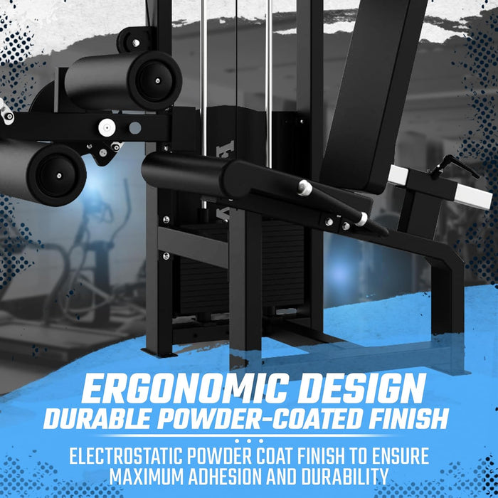 SFE Leg Curl & Leg Extension Machine w/ 250 lbs weight stack (New) - Sweatfully