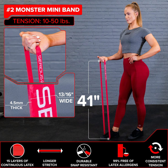 41" Average Resistance Band (50-120 lbs) - Sweatfully
