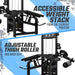 SFE Commercial Leg Extension Prone Leg Curl Combo w/250lb weight stack (New) - Sweatfully