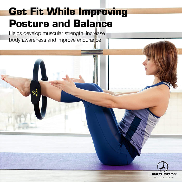 Pilates Ring for Toning Thighs, Abs and Legs - Sweatfully