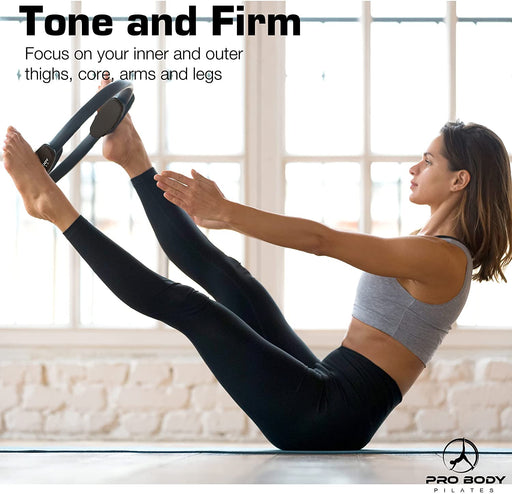 Pilates Ring for Toning Thighs, Abs and Legs - Sweatfully