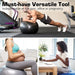 Yoga Ball for Pregnancy, Fitness, Balance, Workout at Home, Office and Physical Therapy (Red) - Sweatfully