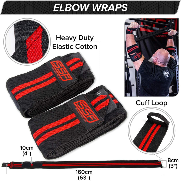 Elbow Wraps (Pair) - Sweatfully