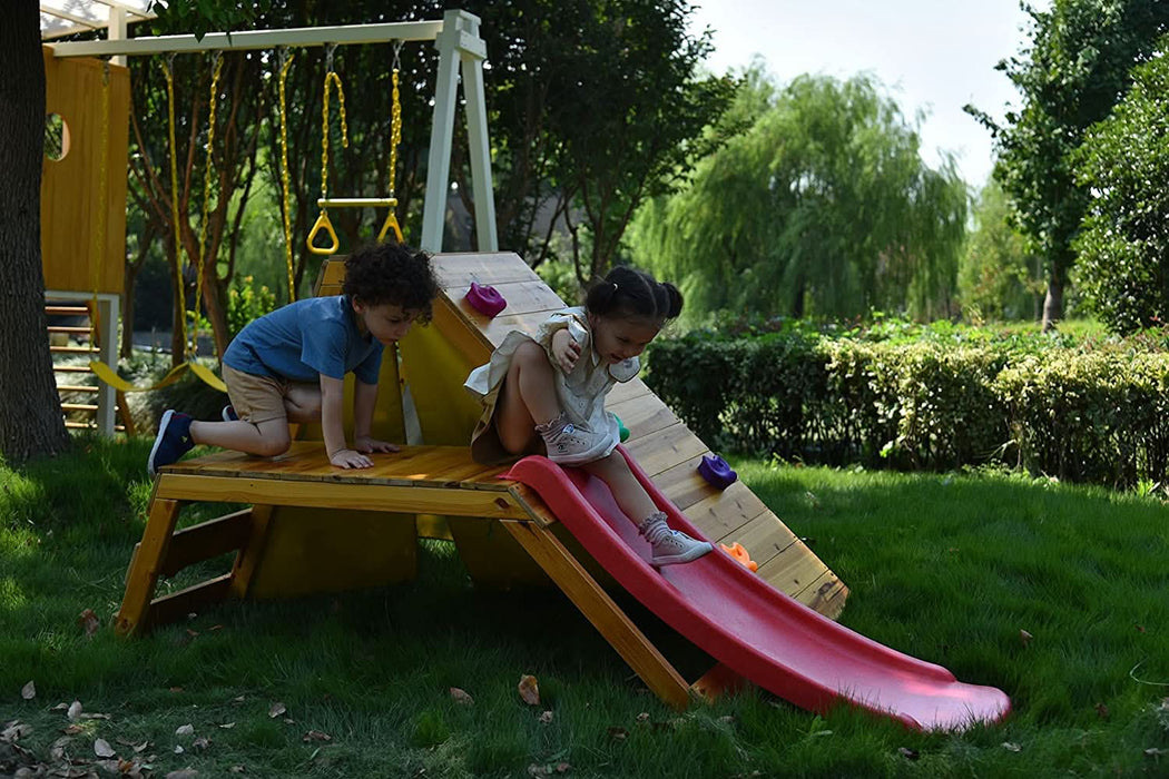 Palm - 5-in-1 Outdoor and Indoor Playground Playset - Sweatfully