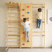 Walnut 9-in-1 Swedish Ladder Wall Gym | Indoor Wooden Climber & Activity Set for Kids - Sweatfully
