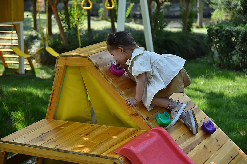 Palm - 5-in-1 Outdoor and Indoor Playground Playset - Sweatfully