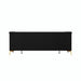 82.7" Modern Velvet Living Room Chesterfield Design Wide Sofa - Sweatfully